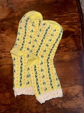 Free People Waffle Knit socks